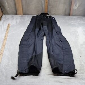 Patagonia Bib Pants Women 6 Black Adjustable Wind Rain Snow Ski Winter 26x27 VTG